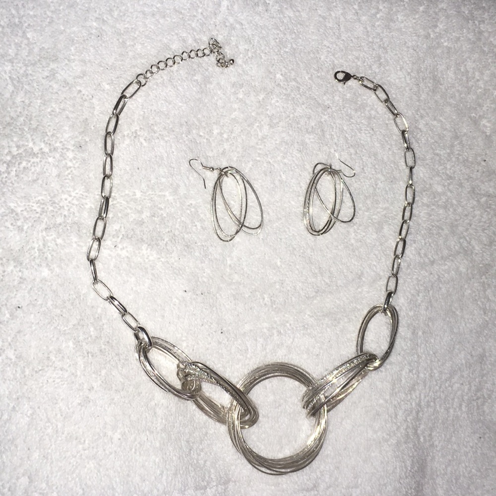 Necklace with matching earrings